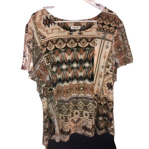 Women’s Plus Size 2X Calvin Klein Blouse - New - Soft, Comfy, Lightweight